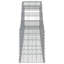 Arched Gabion Baskets 7 Pcs Galvanised Iron-1794328181