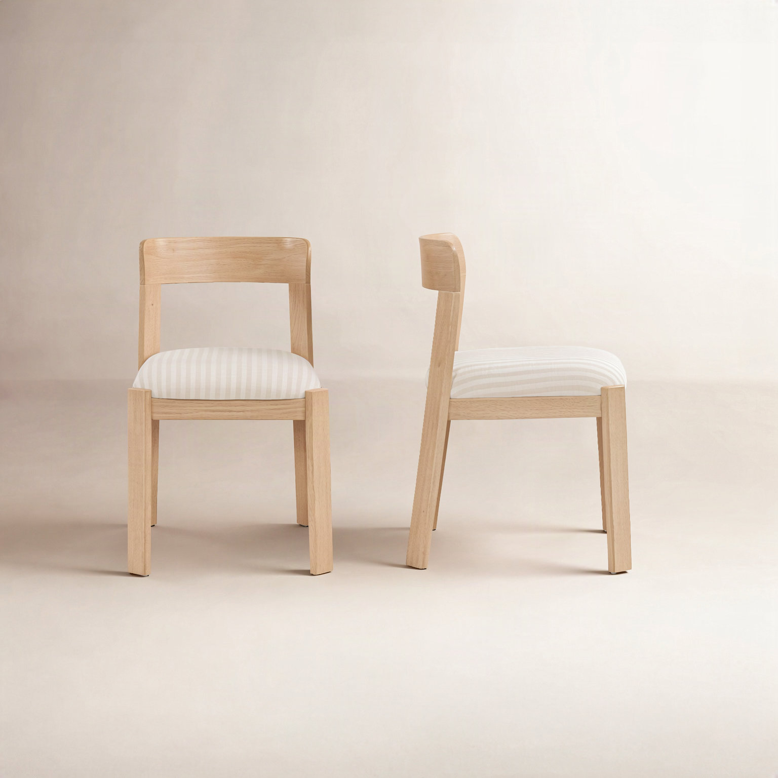 Walston Dining Chair, White; Gray