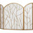 3 Panel Iron Fireplace Screen
