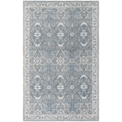 Karley Hand-Tufted Blue Area Rug