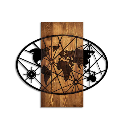 Handmade Wall Decor on Solid Wood
