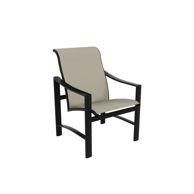Fauteuil de patio Kenzo, Eau gazeuse, Obsidienne