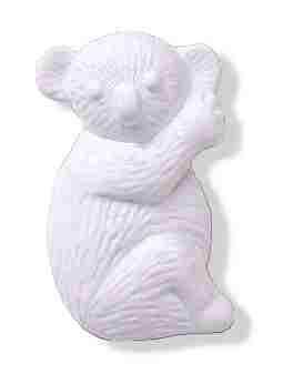 (Paquet de 5) Poignée koala blanche de 1 7/8 po