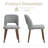  Upholstered Dining Side Chairs with Wood Legs-507314307