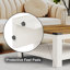 Table basse carrée Zara avec tablettes de rangement à 2 niveaux-1898881398