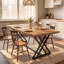 Dining Table with Steel Base