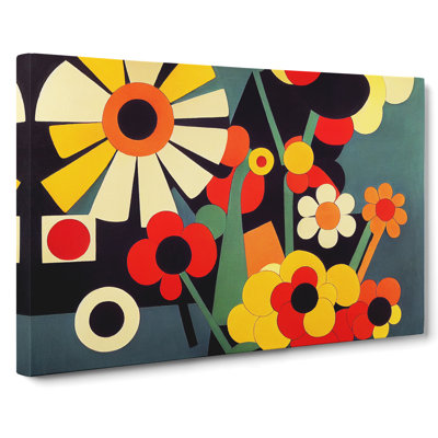 Unforgettable Abstract Flowers - Wrapped Canvas