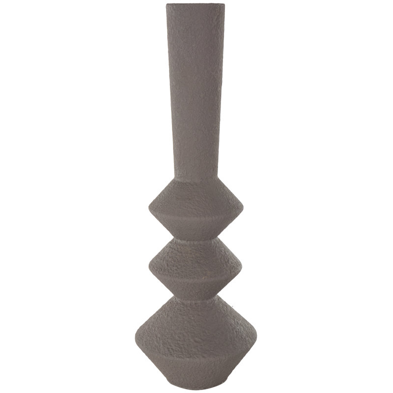 Vase cannelé en métal Cole And Grey