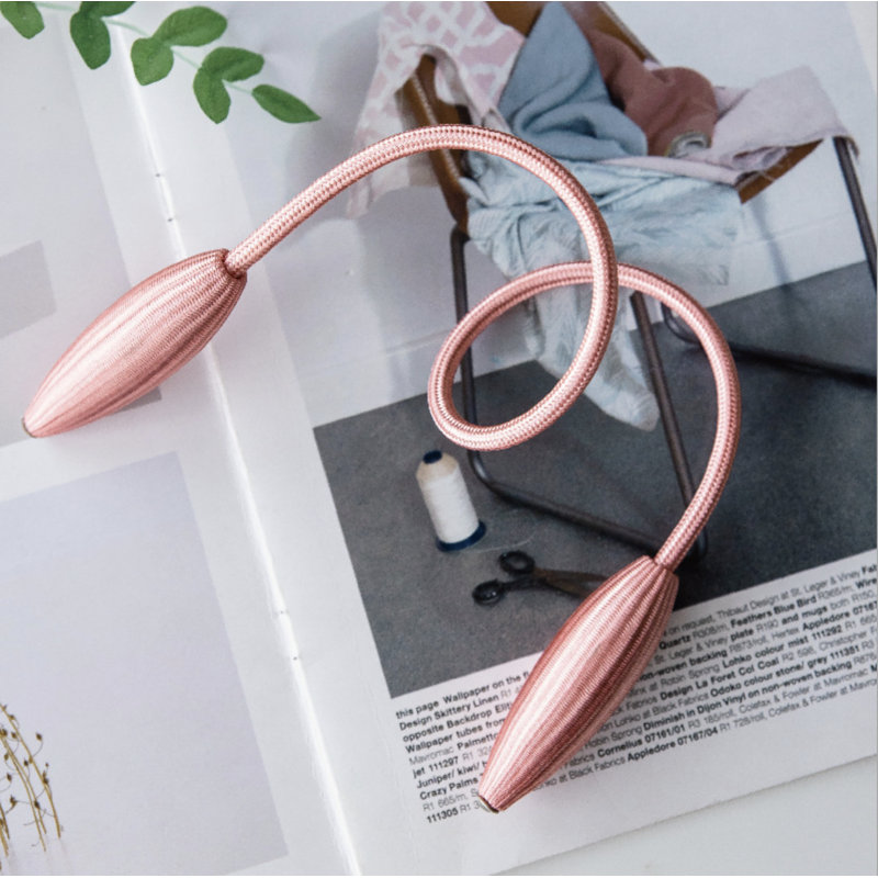 Steinke Fabric 22'' Curtain Tieback, Pink