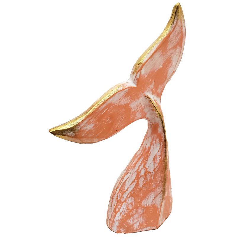 Sidra Animals Figurines & Sculptures, 16" H x 11" W x 3" D, Orange