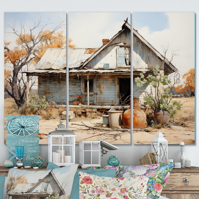 Farmhouse Mystique Path I Landscape & Nature Wall Decor on Metal