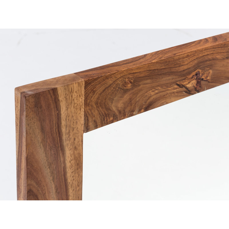 Haylee Wood Flat Wall Mirror
