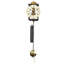 Acctim Alcester Regulator Wall Clock Steampunk Hourly Bell Strikes Chain Driven Movement Black