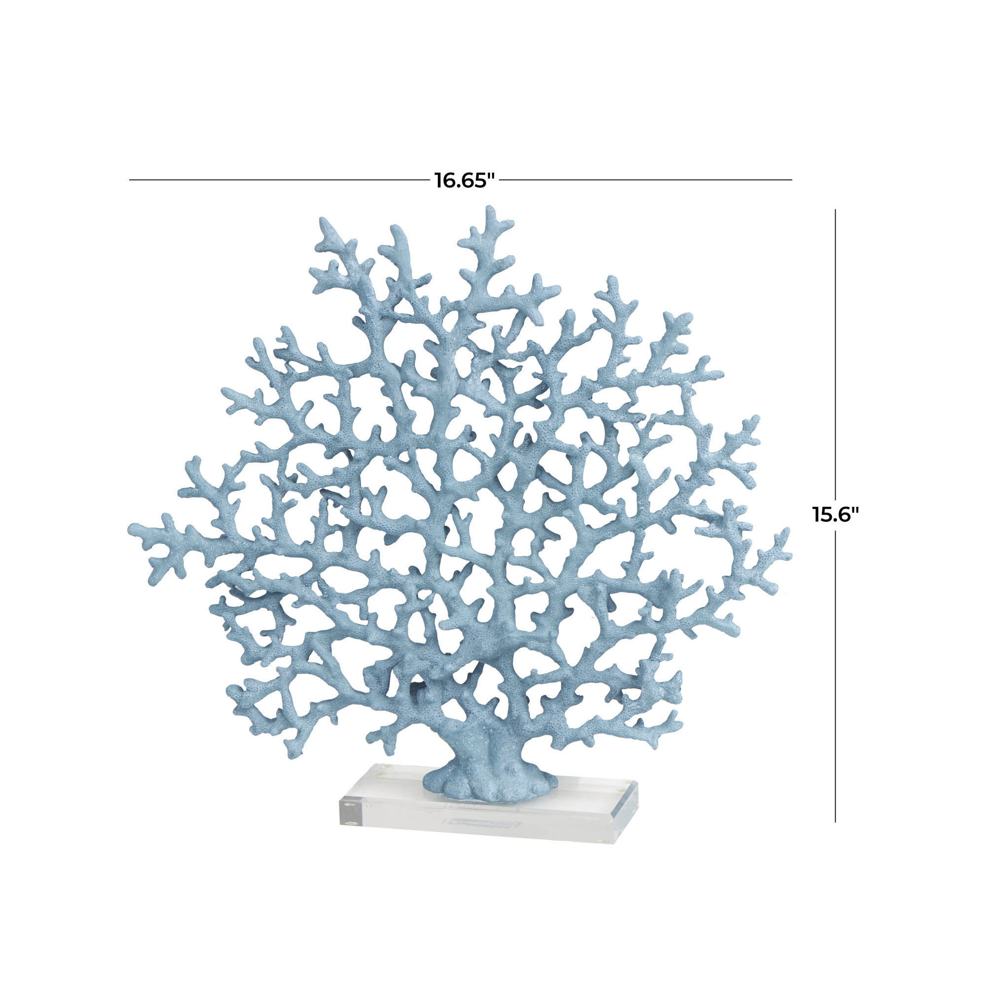 Enprise Coral Sculpture Sculpture, Blue