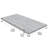 Ebern Designs 6 ft. / 74 in. Butcher Block Island in Unfinished Acacia Wood