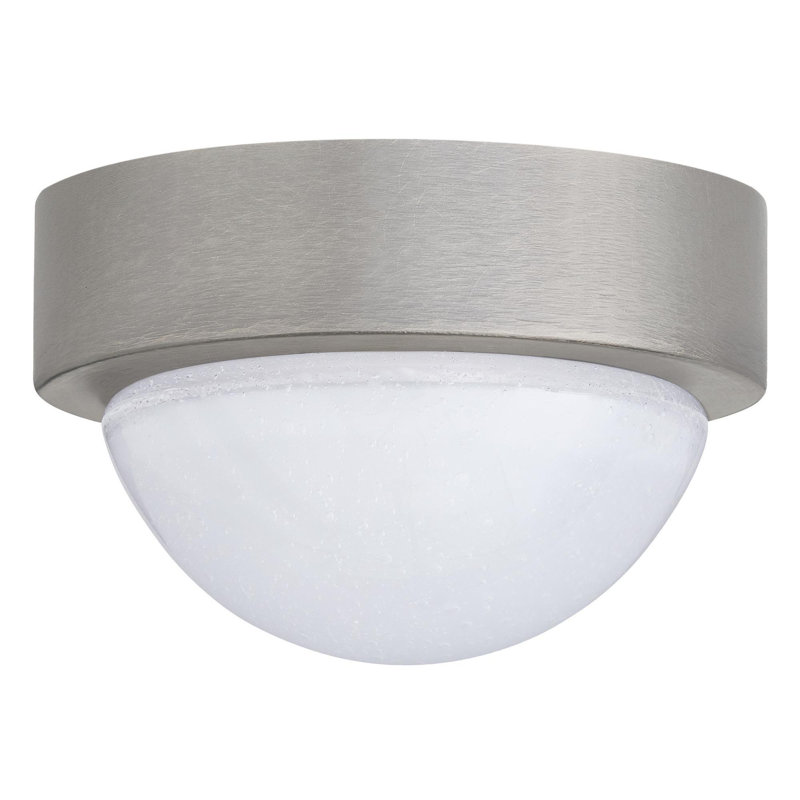 Lennon 1 - Light LED Flush Mount, Vintage Silver