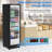 Commercial Display Refrigerator, 12.4 Cu.Ft. Beverage Refrigerator Glass Door Beverage Cooler, Upright Merchandiser Cooler Display Fridge With LED Light and Adjustable Shelves