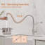 Robinet de cuisine rétractable à poignée simple avec accessoires
