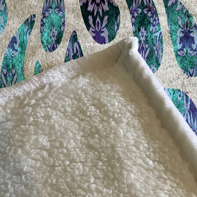 Plain Weave / Muslin Throw Blanket, Teal