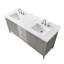 Meuble-lavabo double 72 po avec plateau en marbre-105310776-105310780