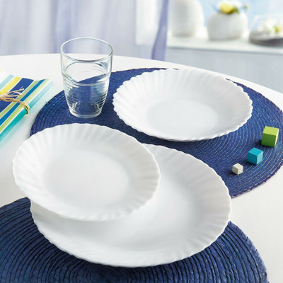 Feston Opal 18 Piece Dinnerware Set, Service for 6