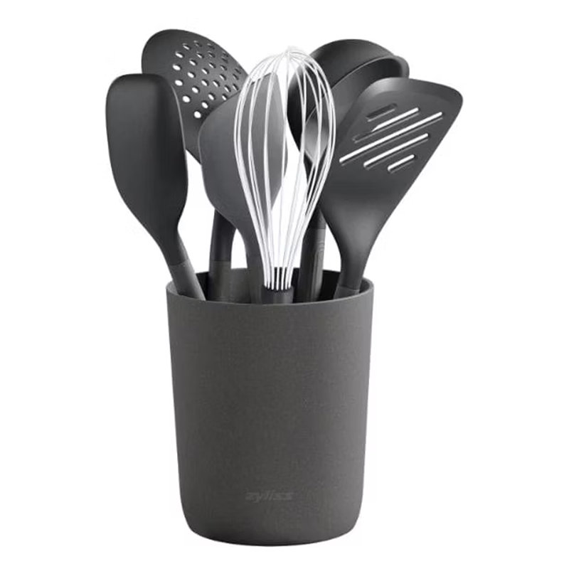 Zyliss 7-Piece Silicone Kitchen Utensil Set - Grey