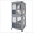 68'' Window Catio Outdoor Cat Enclosure On Wheels, Large Cats Kitty House with Waterproof Roof, Cat Playpen Outside Cattery with Platforms, Resting Box and Scratching Post