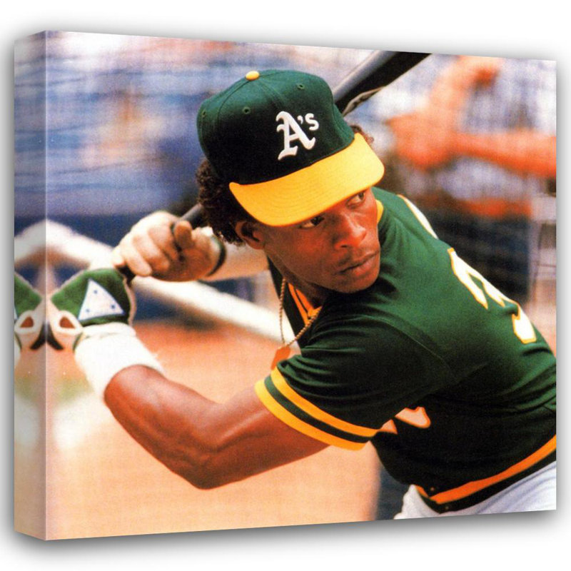 Rickey Henderson, 28" H x 28" W