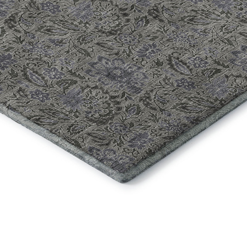 Premium Machine Washable Suellen Khaki Rug, Rectangle 3' x 5'