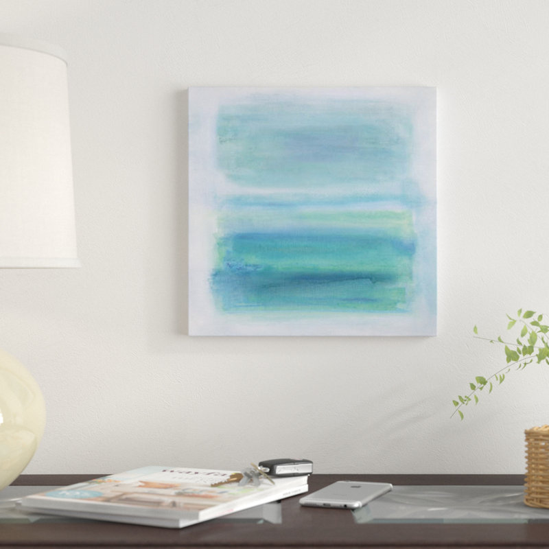 « near capri », impression sur toile, H 37 po x l 37 po x P 1,5 po, Toile tendue, Pas de tapis
