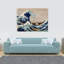 The Great Wave Off Kanagawa by Katsushika Hokusai - Wrapped Canvas Print-771059159