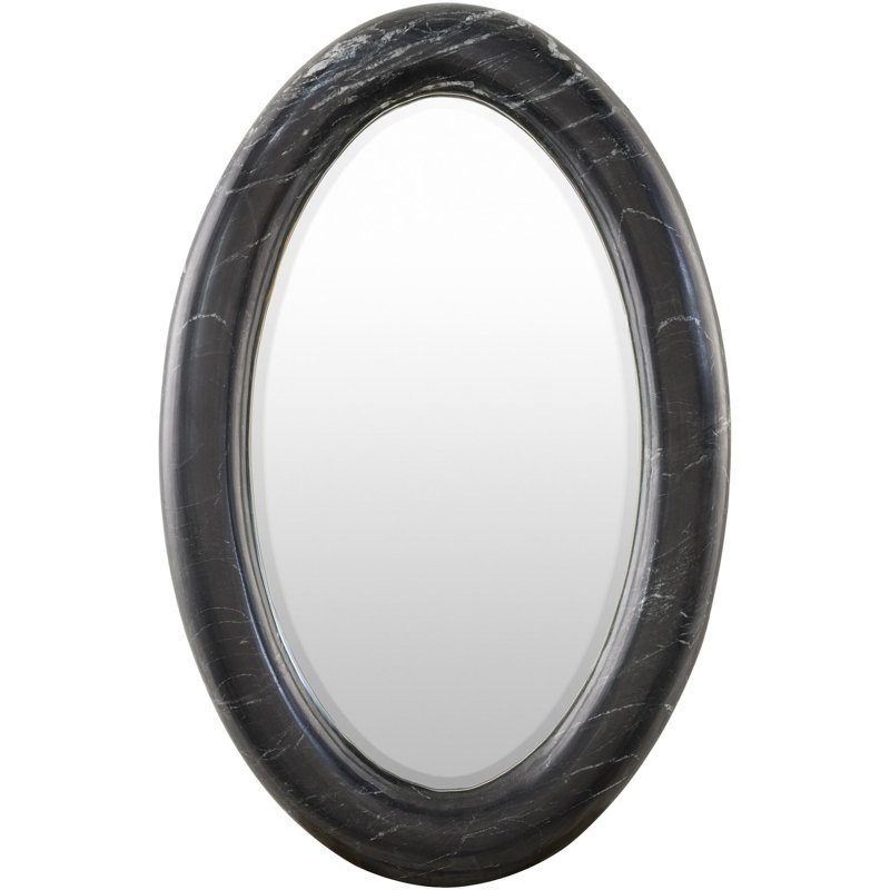 Miroir d'appoint Christie, 18 po x 28 po, Noir