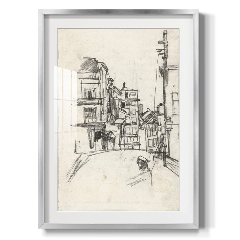 Croquis rétro CVI - impression encadrée