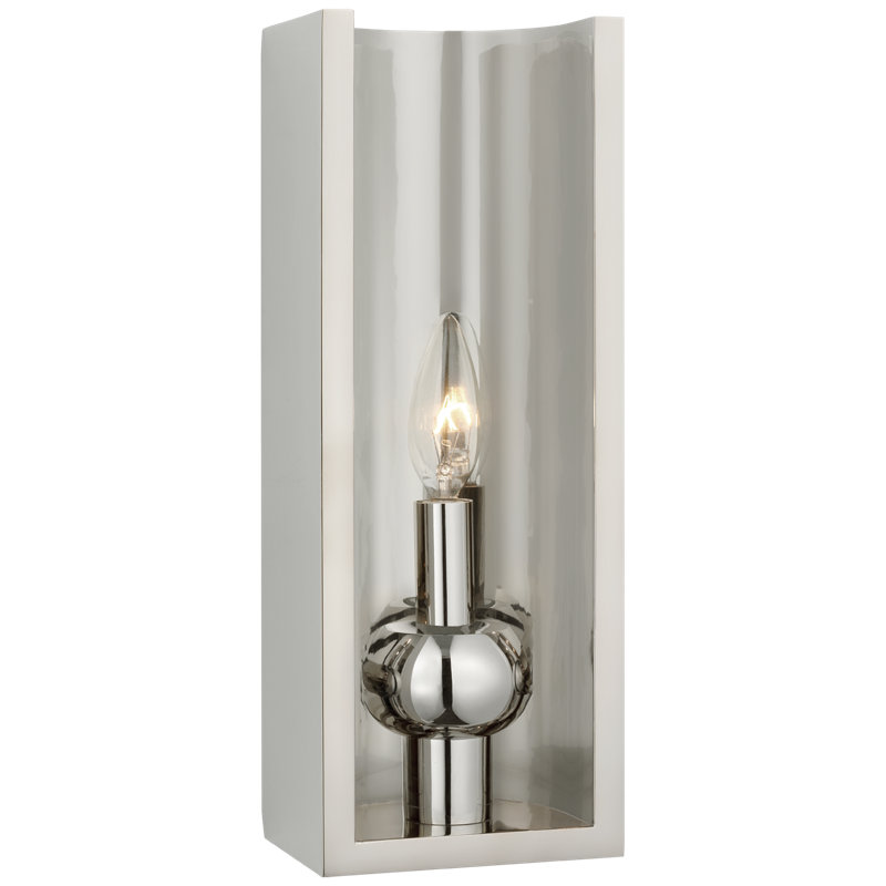 Comtesse 1 - Light Candle Wall Light, Polished Nickel