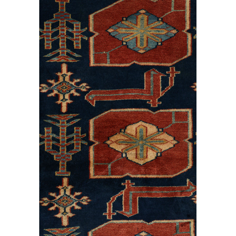 One-of-a-Kind 3'10”x5'1” Hand Knotted Area Rug