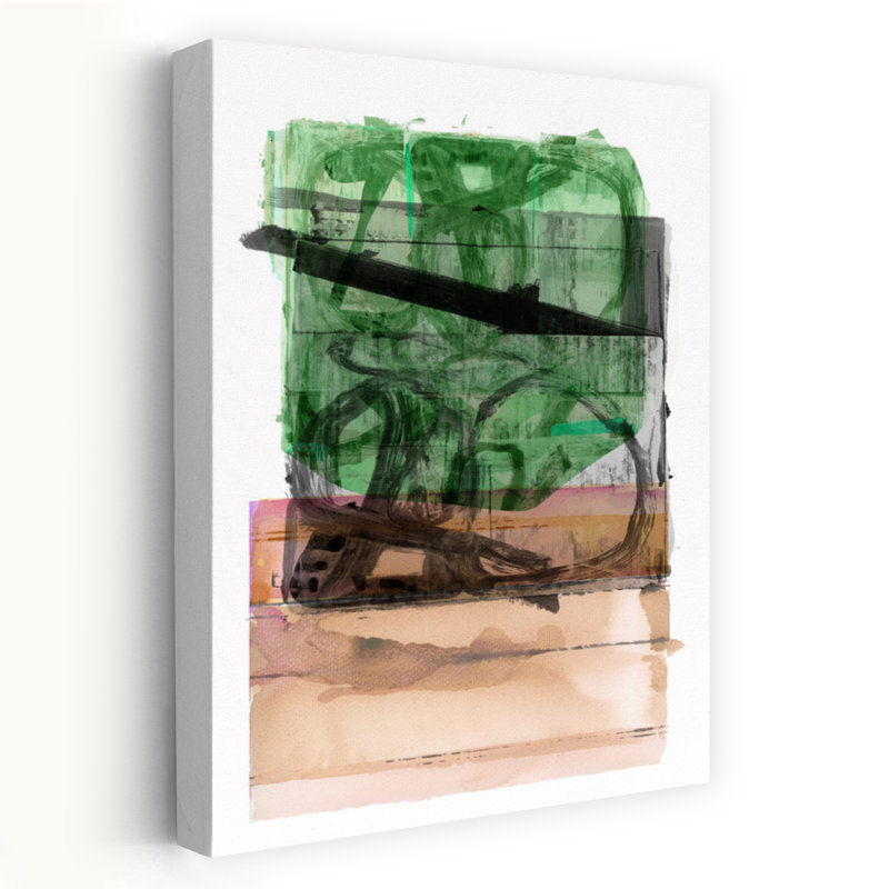 Art contemporain contemporain abstrait, H 12 po x l 8 po