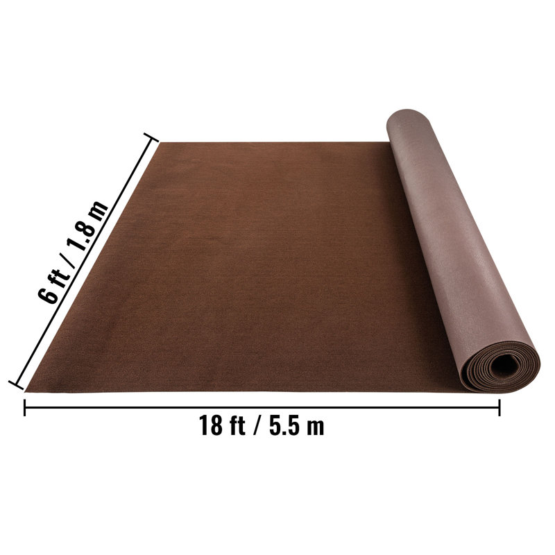 Tapis de couloir avec envers antidérapant, Tapis de couloir 6 pi x 18 pi