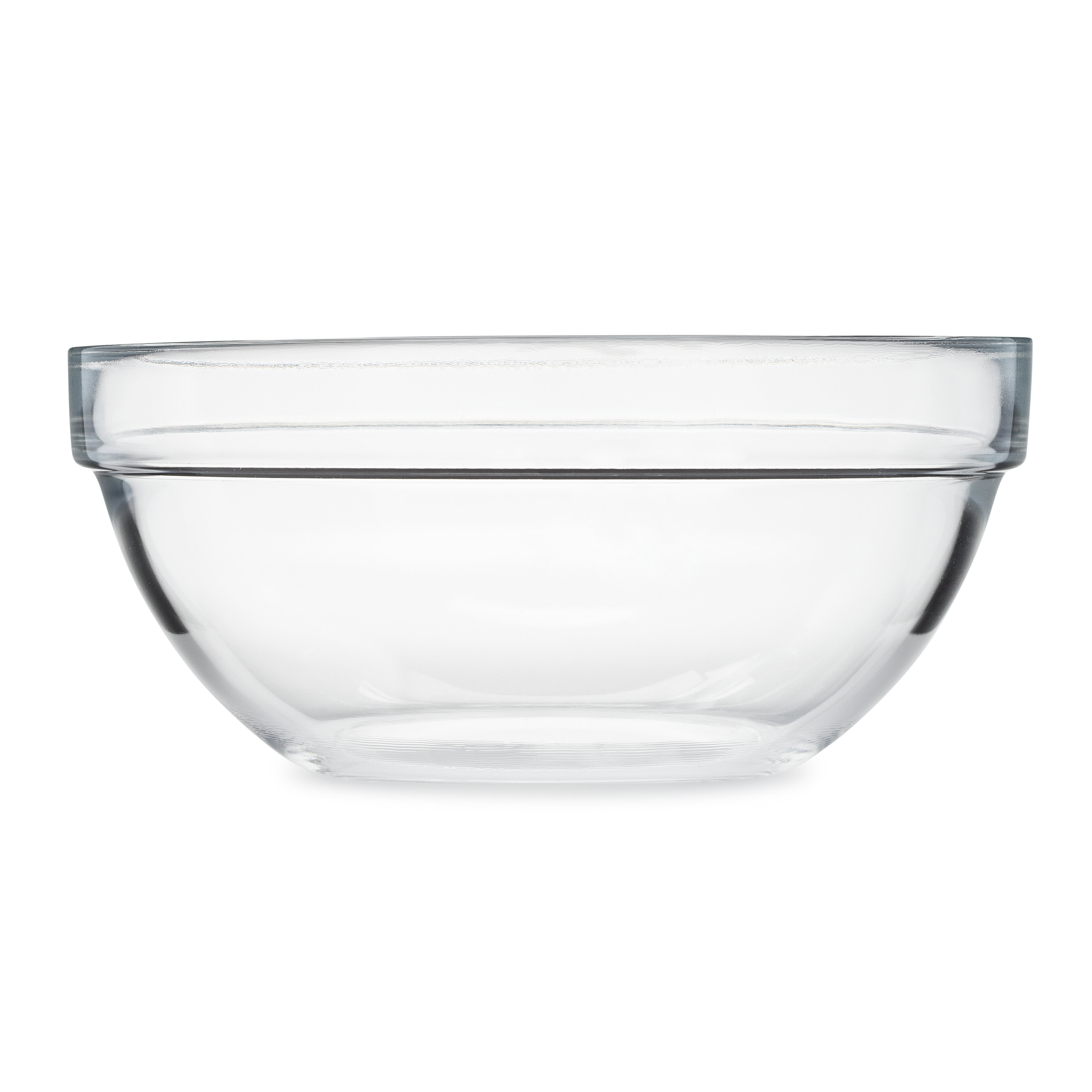 Luminarc Stackable 10-Piece Glass Mixing Bowl Set, Clear