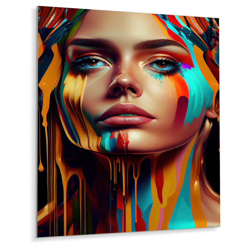Décoration murale en métal Glam, H 20 po x l 12 po x P 1 po