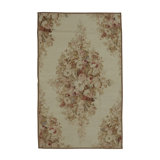 Hand-Knotted High-Quality Light Gray and Brown Area Rug