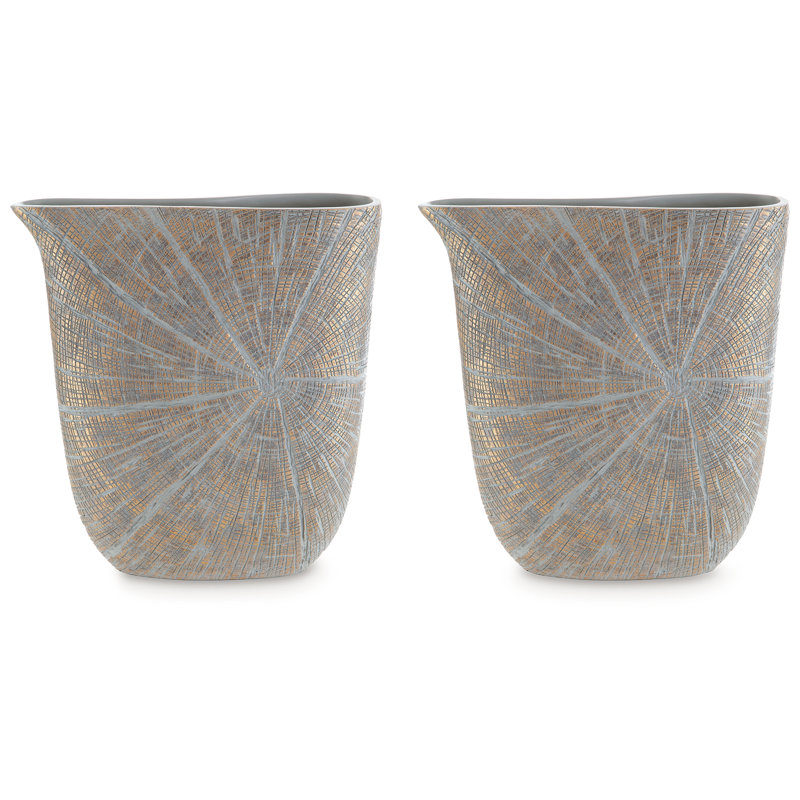 Vase de table Lundynn, H 14,88 po x l 13,86 po x P 5,12 po