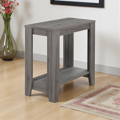 Tanith Grey Laminate Accent Table - Side, End or Nightstand Table, 21.85'' H X 23.56'' W X 11.48'' D