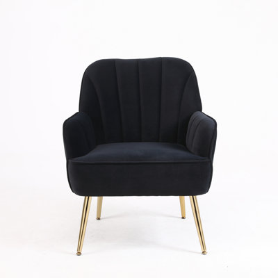 Fauteuil en sherpa moderne de style Mid-Century moderne pour le salon, la chambre et le bureau, facile à assembler