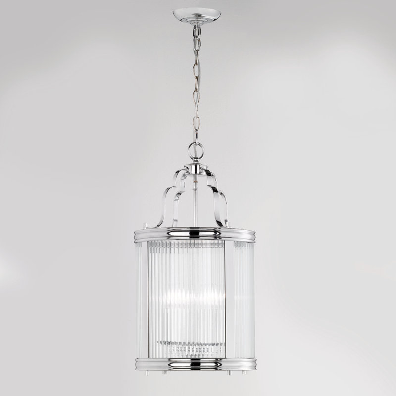 Lenka 4 - Light Chrome Cylinder Pendant