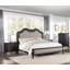 Table de chevet, finition noire antique