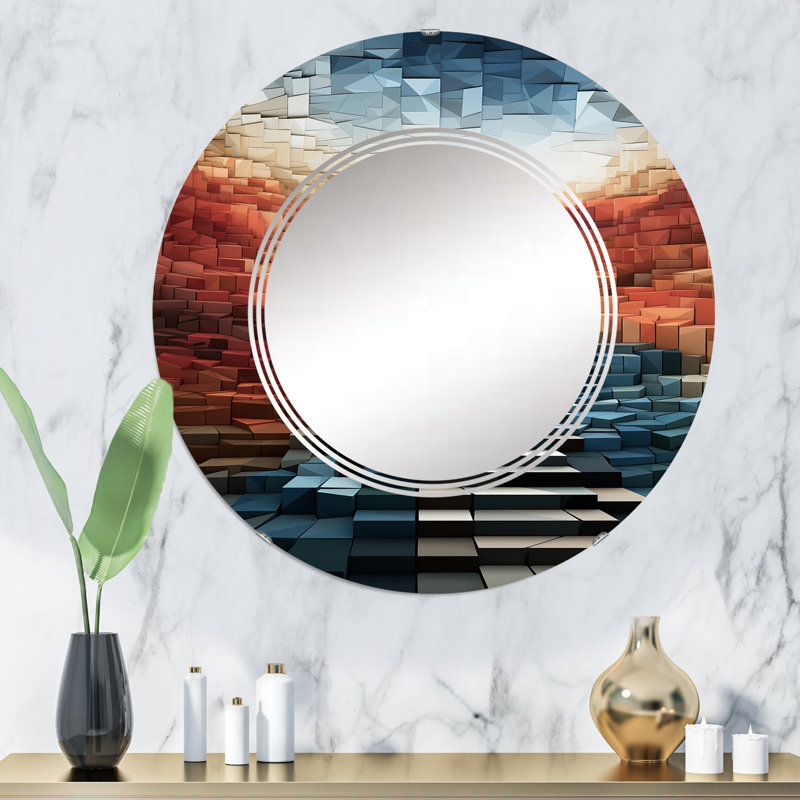 Miroir mural Weslee, 32 po x 32 po
