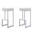 Modern Velvet Bar Stool Set