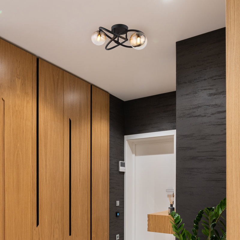Chidunelo Glass Flush Mount