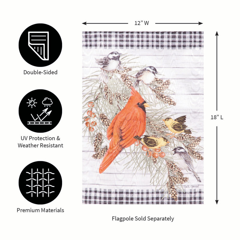 Drapeau de jardin Bird Friends