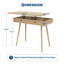 Bureau d'ordinateur à plateau relevable, bureau avec rangement dissimulé-1519465974